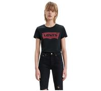 T-Shirt Noir Femme Levi's Article 17369 0201 T-Shirt Coton Logo Grand