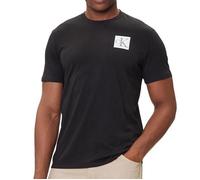 Calvin Klein T-Shirt Manches Courtes Homme Gradient Monogram Logo en Coton, Noir (Black), XXL