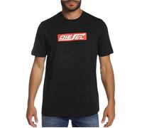 Diesel - T-Chemises - Homme - Tops - Noir - Taille: M