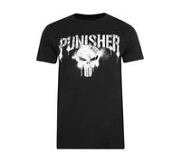 T-shirt Noir Homme - MARVEL - Manches Courtes - 100% Coton - Col Rond - Logo Imprimé XXL