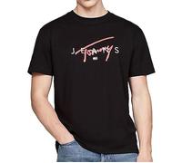 T-shirt Noir Homme Tommy Hilfiger Reg Signature XL