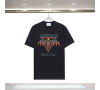 T-Shirt Noir, Impression Graphique avec Design D'oiseau, Manches Courtes Cou D'équipage, Style De Vêtements De Rue, Tissu en Coton Doux, Top Décontracté Hommes-color01||m