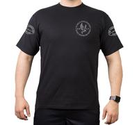 T-shirt noir L.A.P.D. SWAT California Patchdesign, Noir , S