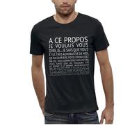 T-shirt noir - PIXEL EVOLUTION - Dolores OSS 117 - Homme - Manches courtes - Col classique S