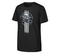 T-Shirt Noir Play Hard NFL Las Vegas Raiders