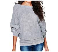 T-shirt noir pour femme - Chemisier décontracté tendance - Top à paillettes - Costume pour femme, gris, M
