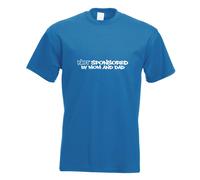 T-Shirt Non Sponsorisé Par Maman Et Papa Imprimé Funshirt Design Impression