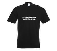 T-Shirt Non Sponsorisé Par Maman Et Papa Imprimé Funshirt Design Impression