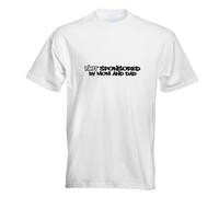 T-Shirt Non Sponsorisé Par Maman Et Papa Imprimé Funshirt Design Impression