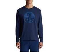 T-Shirt North Sails Basic Long Bleu Marine pour Homme XS