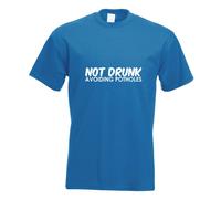 T-Shirt Not Drunk Évitant Les Nids De Poule Imprimé Funshirt Design