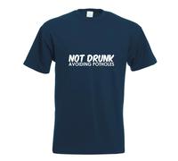 T-Shirt Not Drunk Évitant Les Nids De Poule Imprimé Funshirt Design