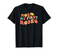 T-shirt Not My First Rodeo Groovy Western Country Rétro Vintage T-Shirt