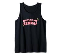 T-Shirt « Notice Me Senpai » avec Inscription « I Hope Senpai Will Notice Me » Débardeur