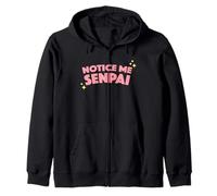 T-Shirt « Notice Me Senpai » avec Inscription « I Hope Senpai Will Notice Me » Sweat à Capuche
