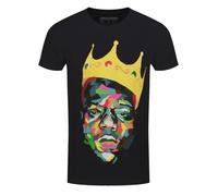 T-shirt Notorious BIG Biggie Crown Homme Noir - Marque Notorious BIG XL