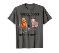 T-shirt Nukes Don't Kill People... Donald Trump et Kim Jong-un T-Shirt