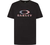 T-shirt Oakley O-Bark 2.0 manches courtes noir rouge bleu - L