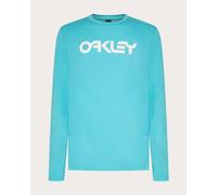 T-shirt Oakley Mark 2.0 manches longues bleu clair blanc - S