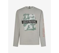 T-shirt Oakley MTN Ridge manches longues vert kaki - M