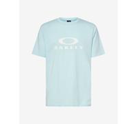 T-shirt Oakley O-Bark 2.0 manches courtes bleu clair blanc - M
