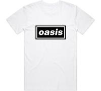 T-shirt oasis decca logo unisexe blanc taille xl Blanc G