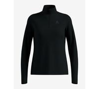 T-shirt Odlo Besso demi-zip manches longues noir pur femme - XL