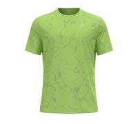 T-shirt ODLO T-SHIRT CREW NECK S/S ZEROWEIGHT ENGINEERED CHILL-TEC (sharp green melange) homme S