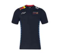 t-shirt officiel à manches courtes Oracle Red Bull Racing Enfant Teamline - Bleu 12 ans