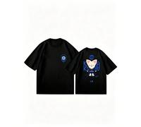 T-shirt officiel de concert Stray KARMA 4TH Doll - Logo KARMA SKZ & imprimé graphique Stray recto-verso, T-shirt streetwear oversize unisexe, top léger à col rond et manches courtes pour toutes les sa