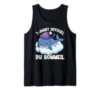 T-Shirt Officiel du Sommeil Baleine Nuit Endormie Débardeur