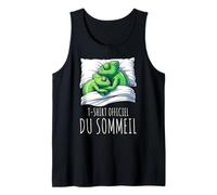 T-Shirt Officiel du Sommeil Caméléon Pyjama Nuit Paresseux Débardeur