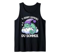 T-Shirt Officiel du Sommeil Caméléon Pyjama Nuit Sieste Débardeur