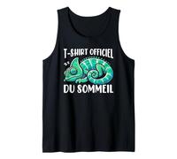 T-Shirt Officiel du Sommeil Caméléon Pyjama Nuit Sieste Débardeur