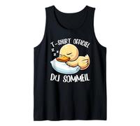 T-Shirt Officiel du Sommeil Canard Nuit Drôle Pyjama Paresse Débardeur