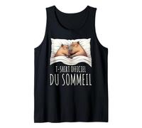 T-Shirt Officiel du Sommeil Capybara Pyjama Nuit Dormeur Débardeur