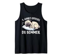 T-Shirt Officiel du Sommeil Carlin Nuit Douce Endormie Débardeur