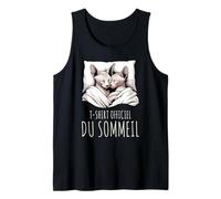 T-Shirt Officiel du Sommeil Chat Sphynx Lève Tard Débardeur