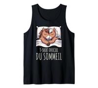 T-Shirt Officiel du Sommeil Cheval Pyjama Nuit Dormeur Débardeur