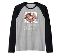 T-Shirt Officiel du Sommeil Cheval Pyjama Nuit Dormeur Manche Raglan