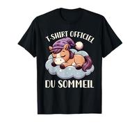 T-Shirt Officiel du Sommeil Cheval Pyjama Nuit Humor T-Shirt