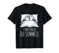 T-Shirt Officiel du Sommeil Colibri Pyjama Nuit Dormeur T-Shirt