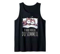 T-Shirt Officiel du Sommeil Écureuil Lève Tard Débardeur