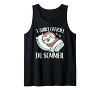 T-Shirt Officiel du Sommeil Faucon Pyjama Nuit Paresse Débardeur