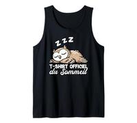 T-Shirt Officiel du Sommeil Hibou Nuit Relaxante Endormie Débardeur
