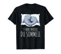 T-Shirt Officiel du Sommeil Lion de Mer Sieste Sommeil T-Shirt