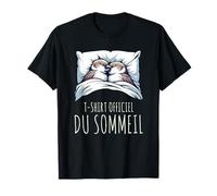 T-Shirt Officiel du Sommeil Moineau Lève Tard T-Shirt