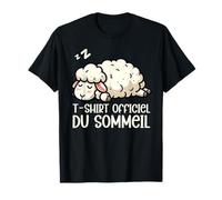 T-Shirt Officiel du Sommeil Mouton Nuit Fatiguée T-Shirt