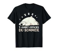 T-Shirt Officiel du Sommeil Ours Polaire Nuit Tranquille T-Shirt