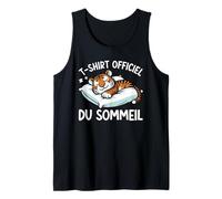 T-Shirt Officiel du Sommeil Tigre Nuit Pyjama Officiel Débardeur